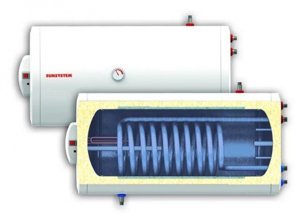 Бойлер косвенного нагрева Sunsystem BB 100 H/S1M 1,5 кВт, левое подключение фото 2