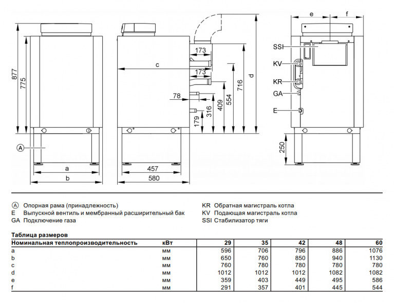 Газовый котел Viessmann Vitogas 100-F 48 кВт с погодозависимой автоматикой Vitotronic 200 тип КО2В (GS1D883) фото 3
