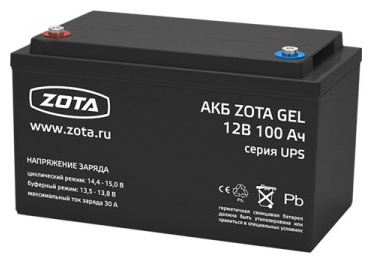 Аккумуляторная батарея Zota GEL 100-12 фото 1