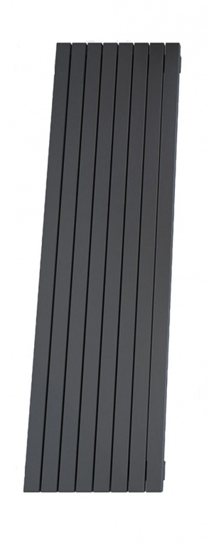 Arbiola Compact H 1000-63-10 секции черный вертикальный радиатор c боковым подключением фото 1