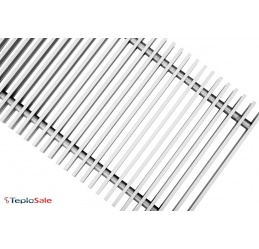 Декоративная решетка Techno 200/4000/С Алюминиевая Серебряная