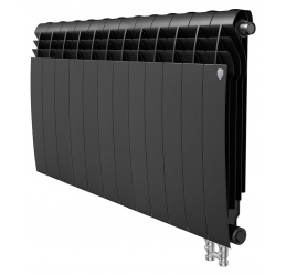 Радиатор биметаллический Royal Thermo BiLiner VD 500 12 секций, noir sable
