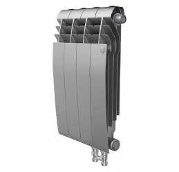 Радиатор биметаллический Royal Thermo BiLiner VD 350 4 секции, silver satin