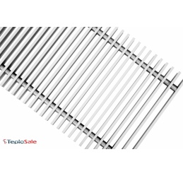 Декоративная решетка Techno 150/2200/С Алюминиевая Серебряная