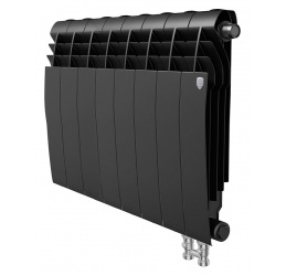Радиатор биметаллический Royal Thermo BiLiner VD 350 8 секций, noir sable