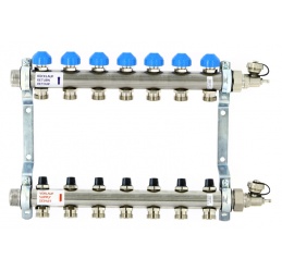 Коллектор распределительный Uni-Fitt Н 1 7 выходов с регулировочными и термостатическими вентилями 456W4307