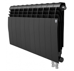 Радиатор биметаллический Royal Thermo BiLiner VD 350 10 секций, noir sable