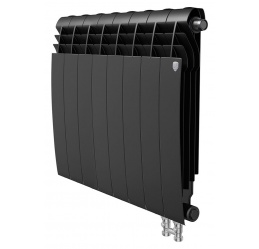 Радиатор биметаллический Royal Thermo BiLiner VD 500 8 секций, noir sable