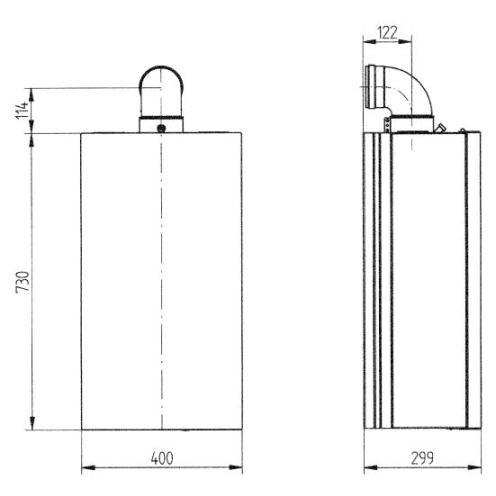 Газовый котел Baxi Eco Four 24 F настенный двухконтурный фото 4