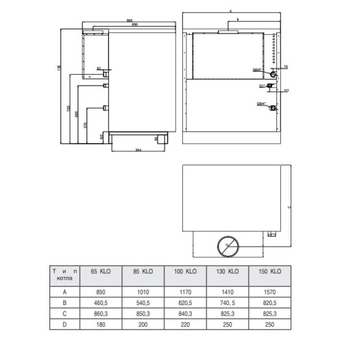 Газовый котел напольный Protherm Гризли 130 KLO фото 2
