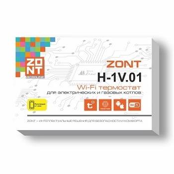 Wi-Fi термостат для газовых и электрических котлов ZONT H-1V.01 фото 1