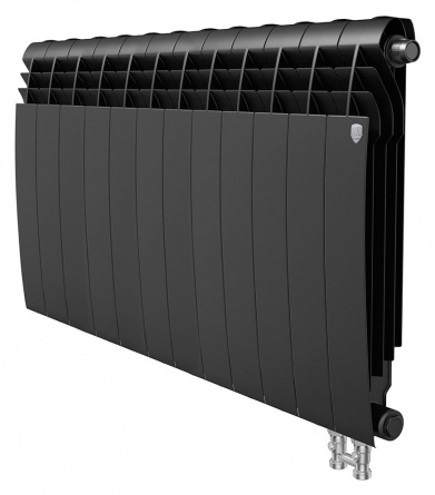 Радиатор биметаллический Royal Thermo BiLiner VD 500 12 секций, noir sable фото 1