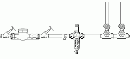 Фильтр для горячей воды c редуктором Honeywell FK 06-3/4