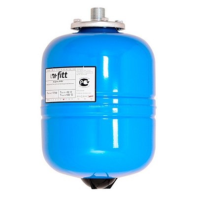 Гидроаккумулятор (расширительный бак) 35л WAV35 для водоснабжения вертикальный Uni-Fitt фото 1