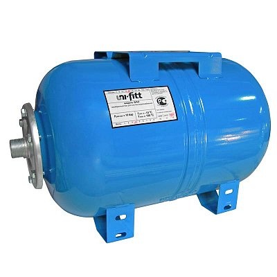 Гидроаккумулятор (расширительный бак) 24л WAO24 для водоснабжения горизонтальный Uni-Fitt фото 1