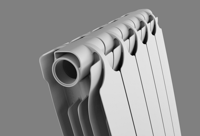 Радиатор биметаллический Теплоприбор BR1-500 9 секций фото 3