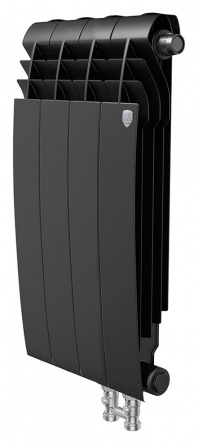 Радиатор биметаллический Royal Thermo BiLiner VD 500 4 секции, noir sable фото 1