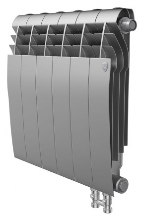 Радиатор биметаллический Royal Thermo BiLiner VD 350 6 секций, silver satin фото 1