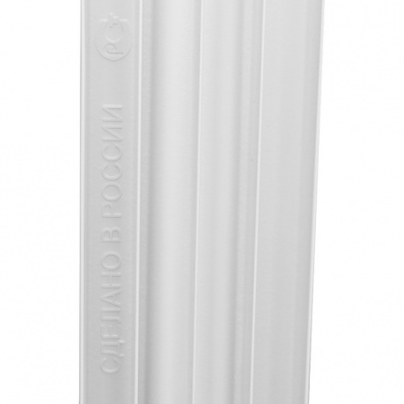 Радиатор алюминиевый STOUT ALPHA 500 10 секций боковое подключение (белый RAL 9016) фото 6
