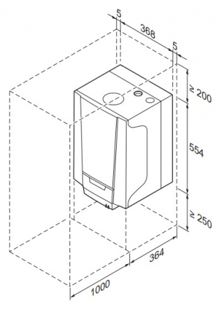 Настенный газовый конденсационный двухконтурный котел De Dietrich Naneo PMC-M 24/28 Plus фото 3