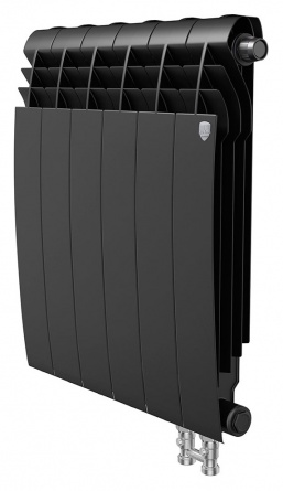 Радиатор биметаллический Royal Thermo BiLiner VD 500 6 секций, noir sable фото 1