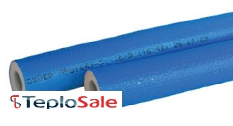 Трубная теплоизоляция  VALTEC Супер Протект  в синей оболочке 35/4 1м фото 1