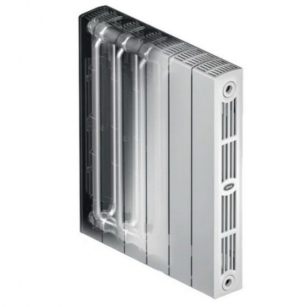 Биметаллический радиатор Rifar SUPReMO Ventil 500/14 секций/с нижним правым подключением фото 2