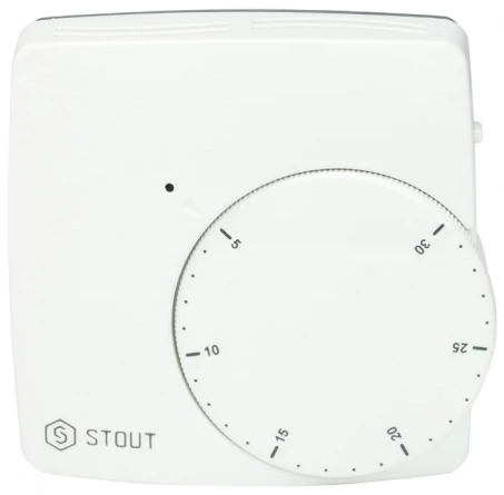 STOUT  Термостат комнатный электронный WFHT-DUAL включ. дистанционный датчик «в пол» L=3 м фото 1