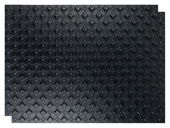 Нагревательный мат STOUT для теплого пола с бобышками черный 1100х800х20 фото 1