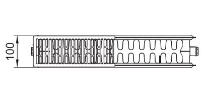 Радиатор стальной панельный Kermi FKO тип 22 200/1100 фото 3
