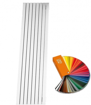 Arbiola Liner V 500-36-08 цветной секции вертикальный радиатор c нижним подключением фото 1