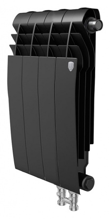Радиатор биметаллический Royal Thermo BiLiner VD 350 4 секции, noir sable фото 1