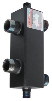 Гидравлический разделитель Warme WGR80 с отводами под воздушный клапан и грязевик WGR80.B фото 2