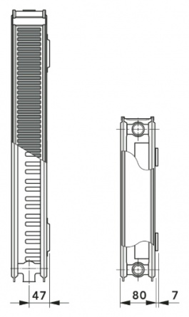 Радиатор стальной Vogel Noot Profil Compact тип 21K 500/520 фото 3