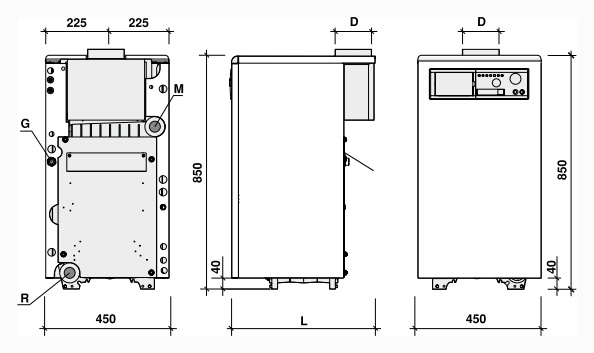 Газовый котел напольный Fondital BALI RTN E 24 фото 3