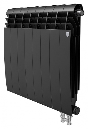 Радиатор биметаллический Royal Thermo BiLiner VD 500 8 секций, noir sable фото 1