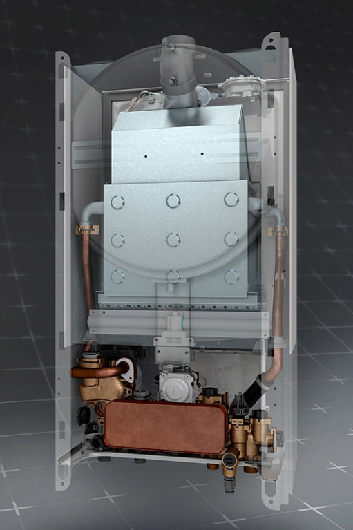 Конвекционный газовый котел BAXI ECO-4s 18F, двухконтурный фото 2
