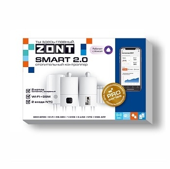 Отопительный контроллер для газовых и электрических котлов ZONT SMART 2.0 фото 1