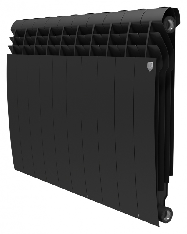 Радиатор биметаллический Royal Thermo BiLiner 500 10 секций, noir sable фото 1