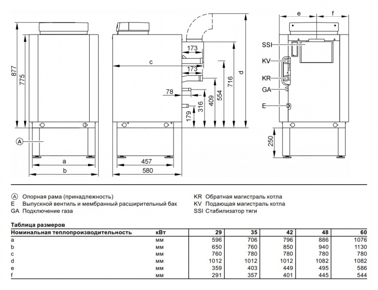 Газовый котел Viessmann Vitogas 100-F GS1D 48 кВт без автоматики (art.7245368) фото 3