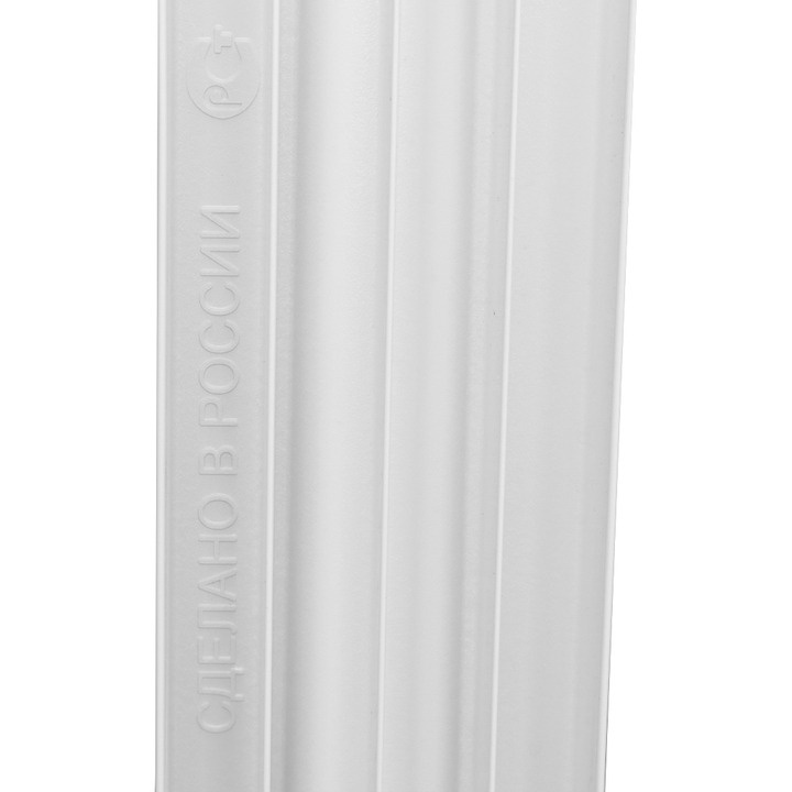 Радиатор алюминиевый STOUT ALPHA 500 12 секций боковое подключение (белый RAL 9016) фото 6