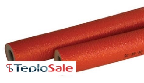 Трубная теплоизоляция  VALTEC Супер Протект  в красной оболочке 35/4  1м фото 1