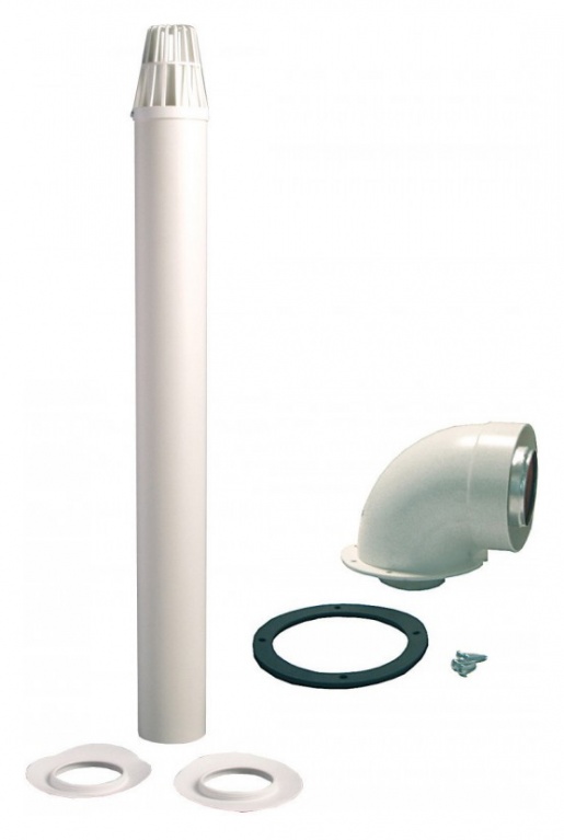 Комплект Ferroli для коаксиальной системы дымоудаления D60/100 фото 1