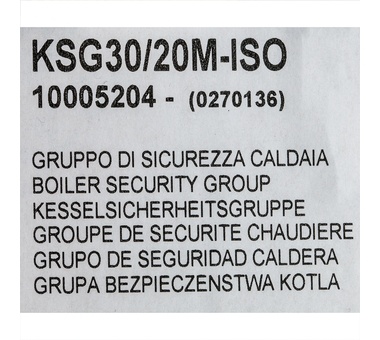 Watts  KSG 30/20M-ISO Группа безопасности в теплоизоляции 3 бар (до 100 кВт) фото 10