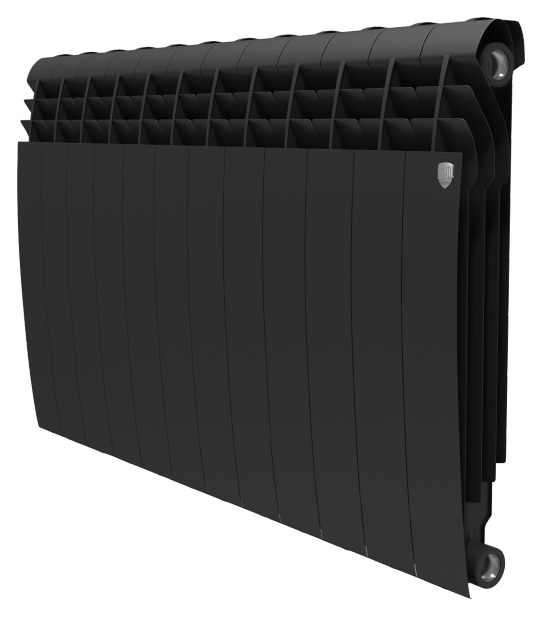 Радиатор биметаллический Royal Thermo BiLiner 500 12 секций, noir sable фото 1