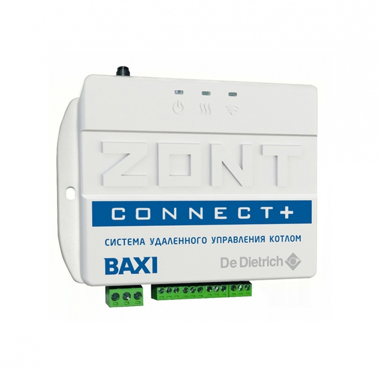 Wi-Fi и GSM термостат для газовых котлов BAXI и De Dietrich ZONT CONNECT+ фото 1