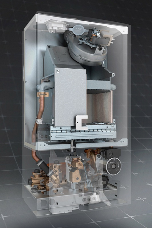 Конвекционный газовый котел BAXI ECO-4s 18F, двухконтурный фото 3
