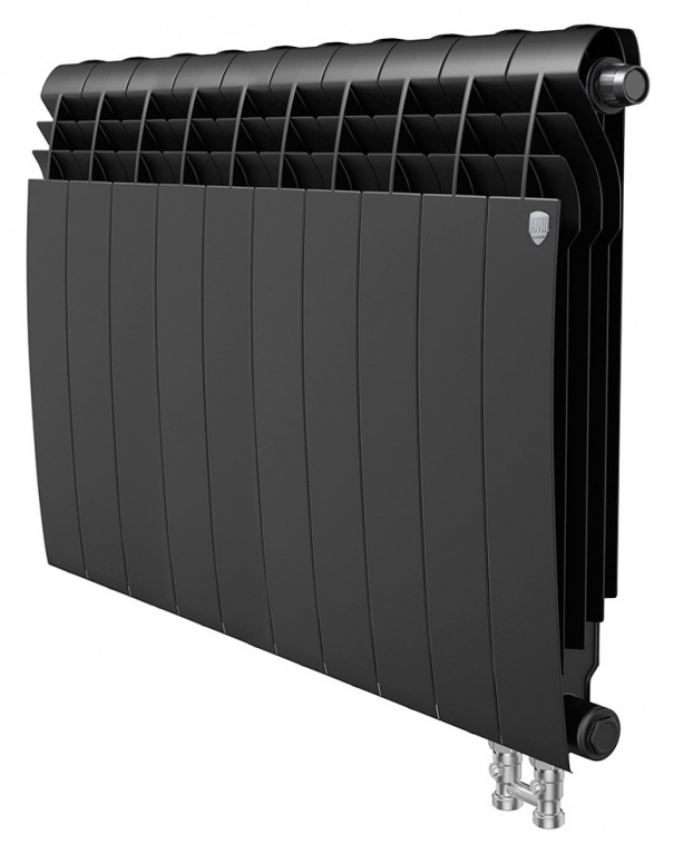 Радиатор биметаллический Royal Thermo BiLiner VD 500 10 секций, noir sable фото 1