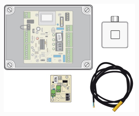 Электрокомплект управления зонами отопления Fondital 0KITZONE00 с датчиками фото 1