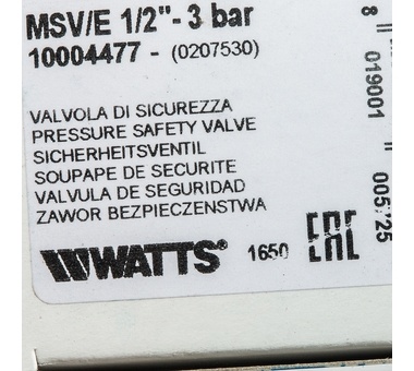 Watts  Предохранительный клапан MSV фото 6